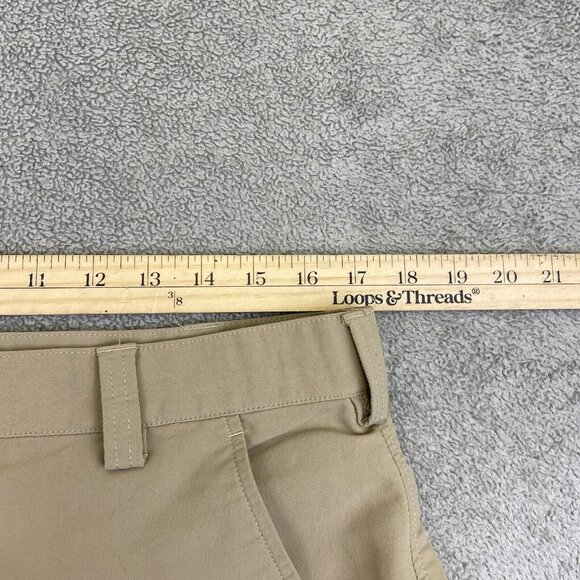 Under Armour Mens 34x32 (Fits 34x30) Khaki Golf Pants Straight Leg Chino FLAWS - Picture 8 of 11